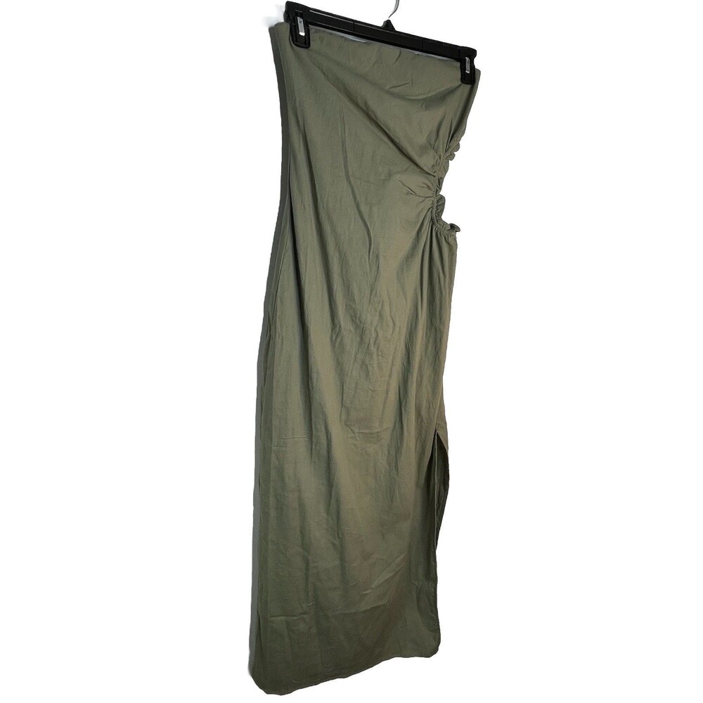 Mable Green NWT L Side Cut Maxi Boutique Boho Beach Resort Wear Anthropologie